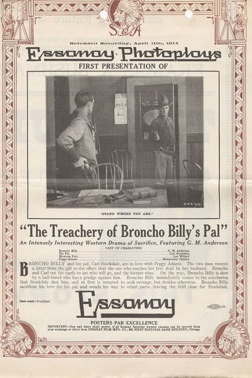 The Treachery of Broncho Billy's Palのポスター