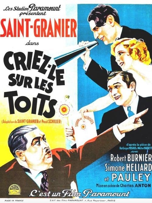 Criez-le sur les toitsのポスター