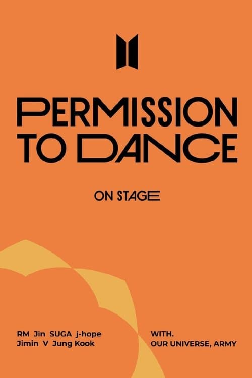 PERMISSION TO DANCE ON STAGE in THE USのポスター