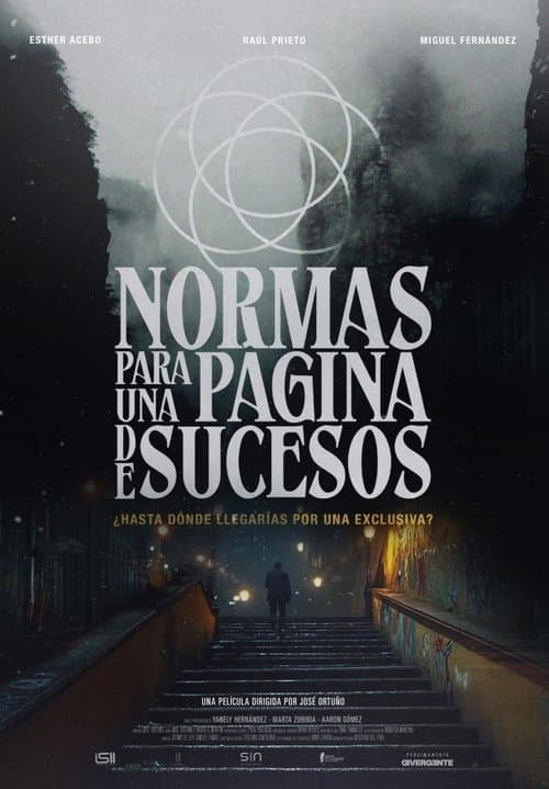 Normas para una página de sucesosのポスター