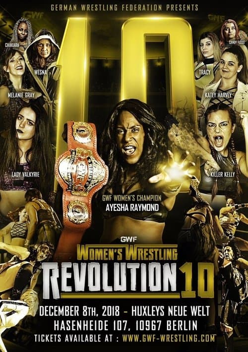 GWF. Women Wrestling Revolution 10のポスター