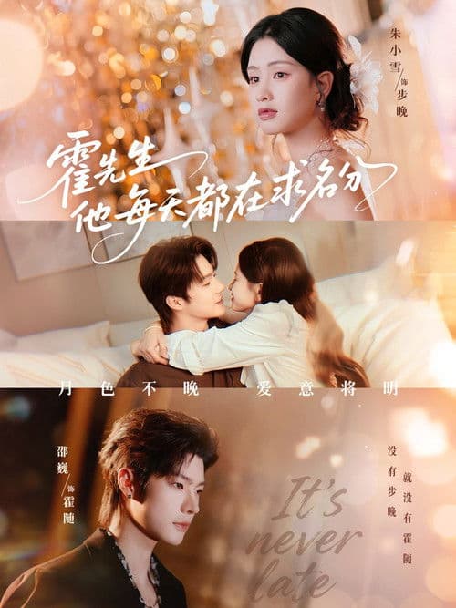 霍先生他每天都在求名分のポスター