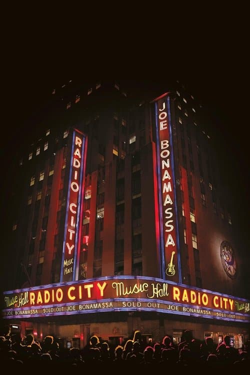 Joe Bonamassa: Live at Radio City Music Hallのポスター