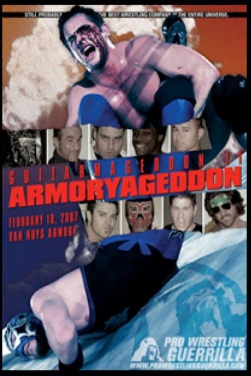 PWG: Guitarmageddon II: Armoryageddonのポスター