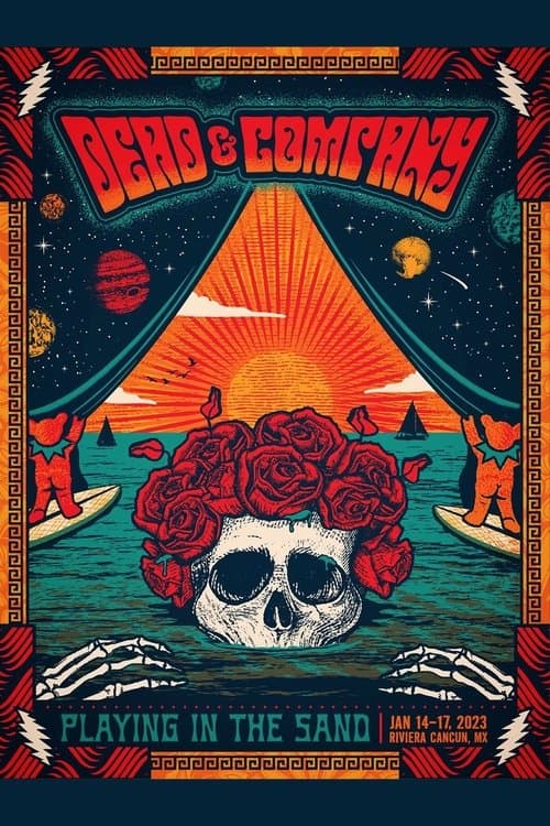 Dead & Company: 2023-01-16 Playing In The Sand, Riviera Maya, MXのポスター