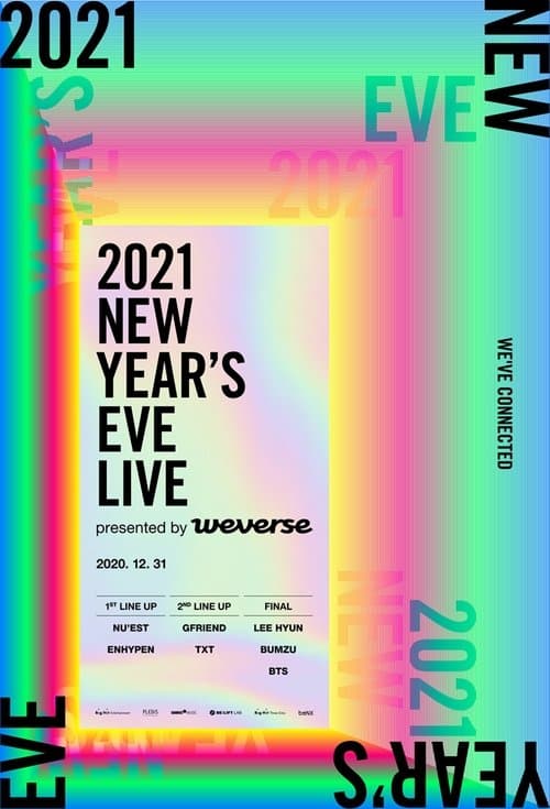 2021 NEW YEAR’S EVE LIVE presented by Weverseのポスター