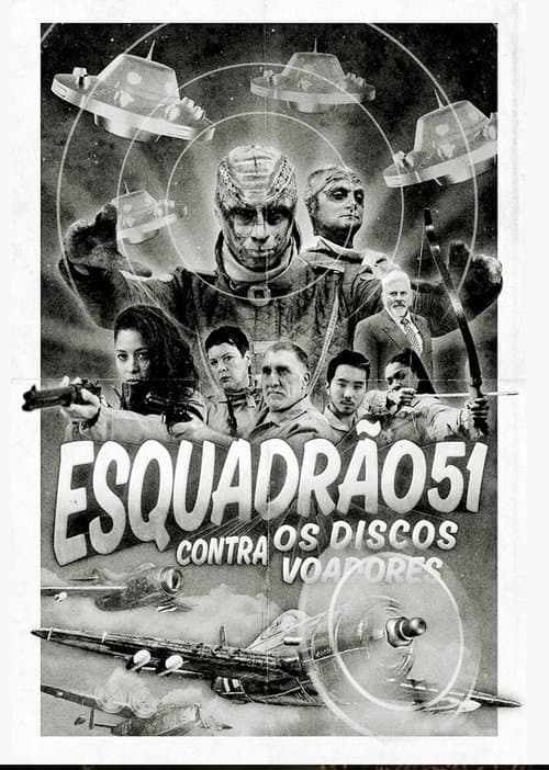 Esquadrão 51 contra os Discos Voadoresのポスター