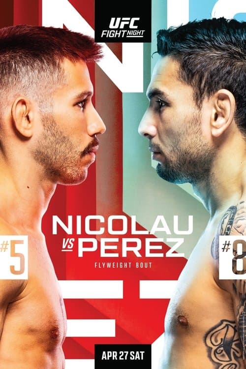UFC on ESPN 55: Nicolau vs. Perezのポスター