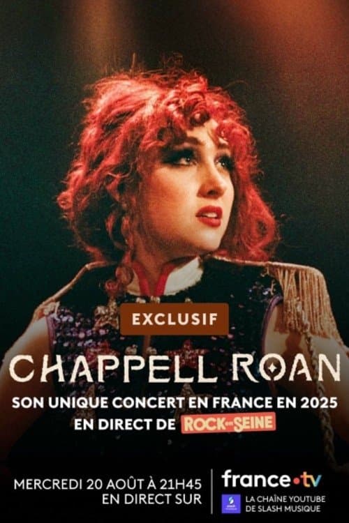 Chappell Roan Live @ Rock en Seine 2025のポスター