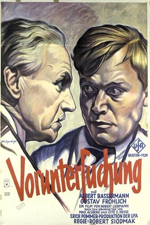 Voruntersuchungのポスター