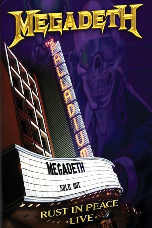 Megadeth - Rust in Peace Liveのポスター