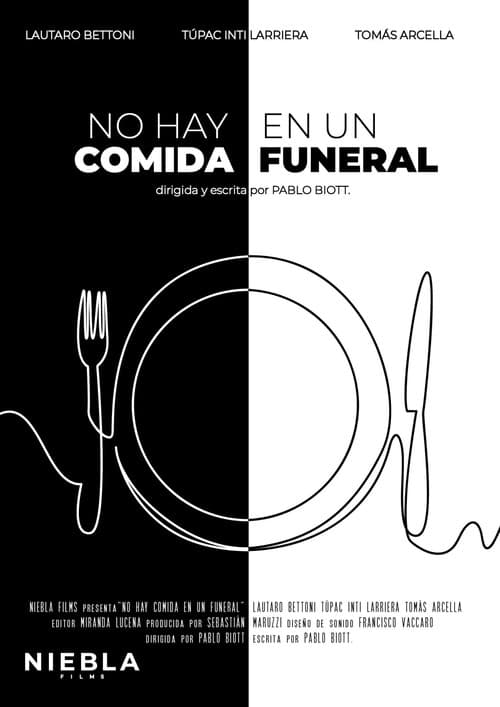 No hay comida en un funeralのポスター