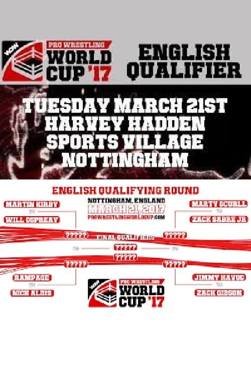 WCPW Pro Wrestling World Cup 2017 • English Qualifierのポスター