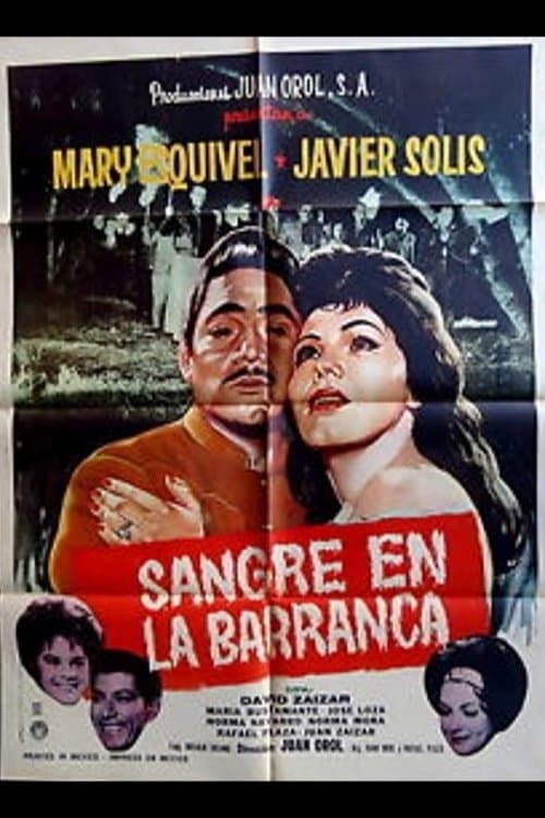 Sangre en la barrancaのポスター