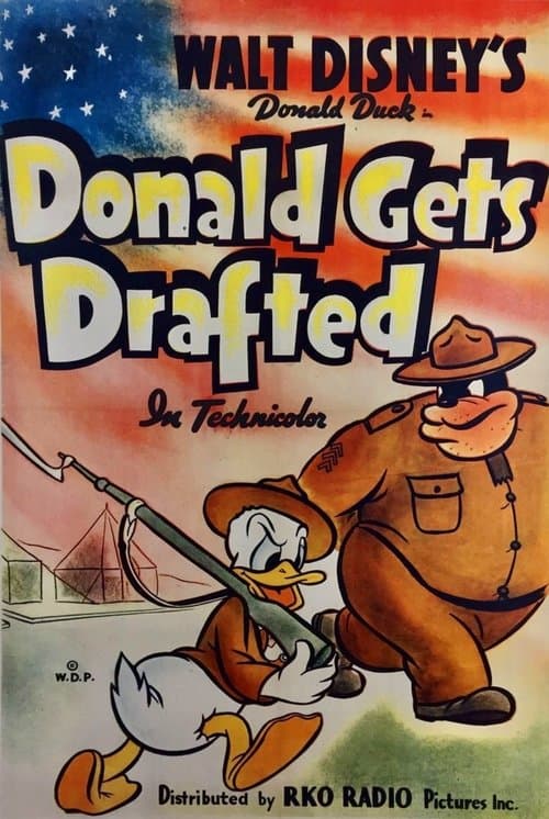 Donald Gets Draftedのポスター