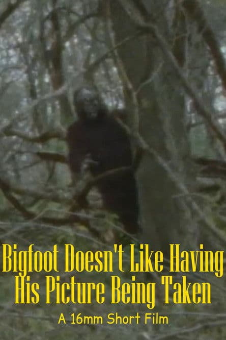 Bigfoot Doesn't Like Having His Picture Being Takenのポスター
