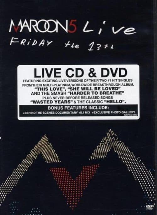 Maroon 5: Live - Friday the 13thのポスター
