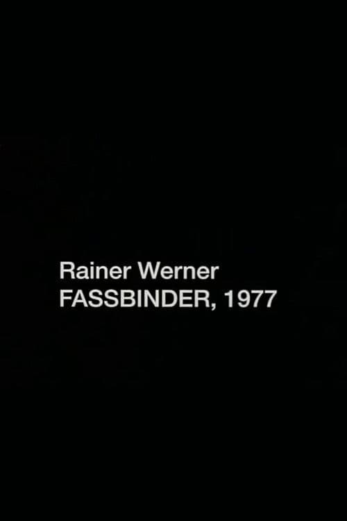Rainer Werner Fassbinder, 1977のポスター