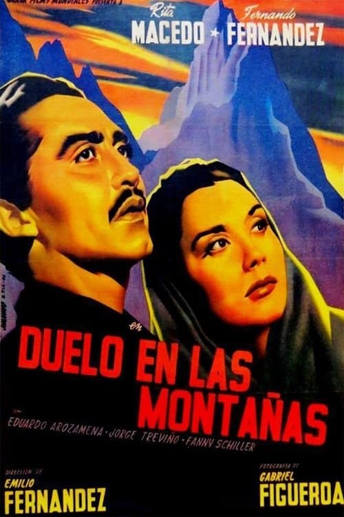 Duelo en las montañasのポスター