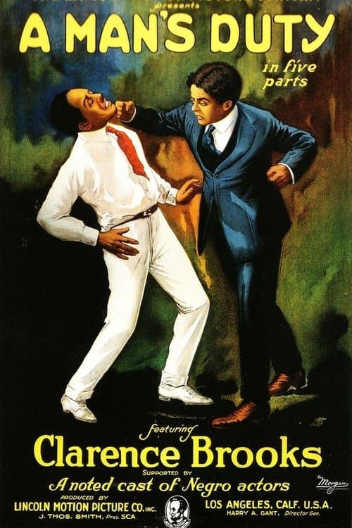 A Man's Dutyのポスター