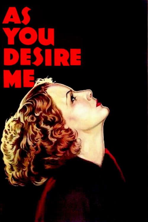 As You Desire Meのポスター
