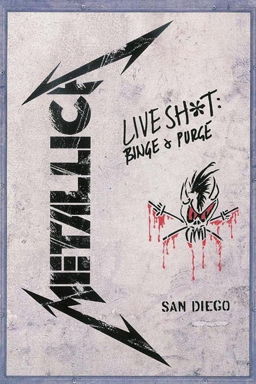 Metallica: Live Shit - Binge & Purge, San Diego 1992のポスター