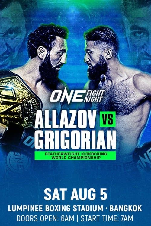 ONE Fight Night 13: Allazov vs. Grigorianのポスター
