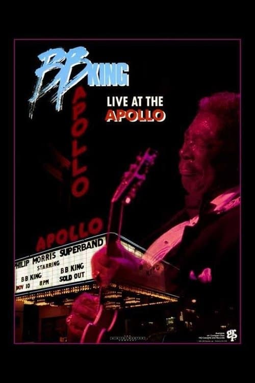 BB King Live at The Apolloのポスター