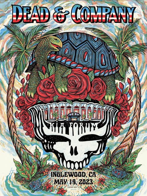 Dead & Company: 2023-05-19 Kia Forum, Inglewood, CA, USAのポスター