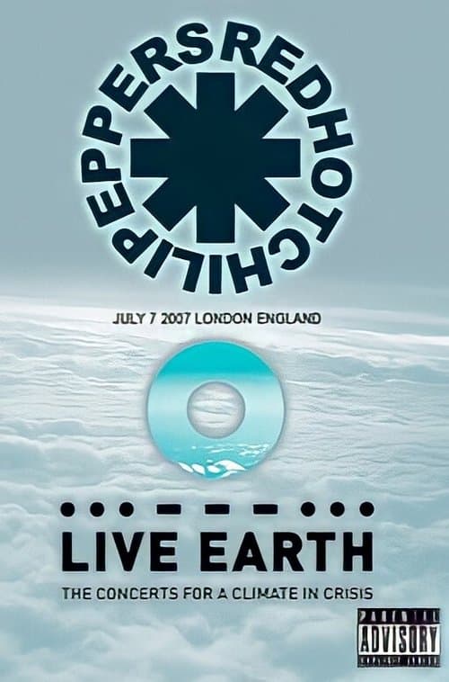 Red Hot Chili Peppers: Live Earth Concert Wembleyのポスター