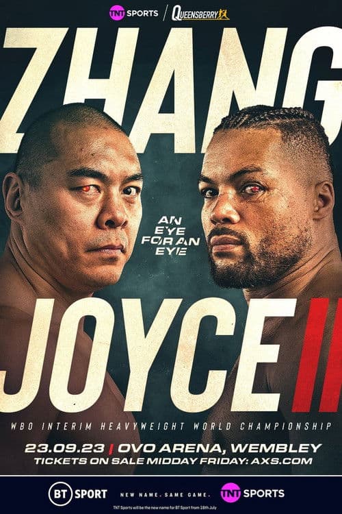 Zhilei Zhang vs. Joe Joyce IIのポスター