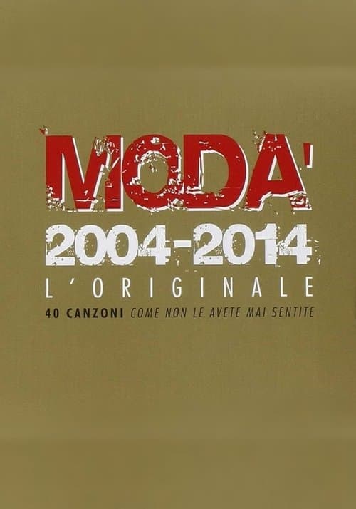 Modà: Come in un filmのポスター