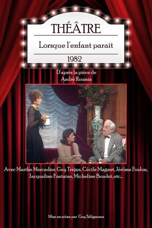 Lorsque l'enfant paraitのポスター