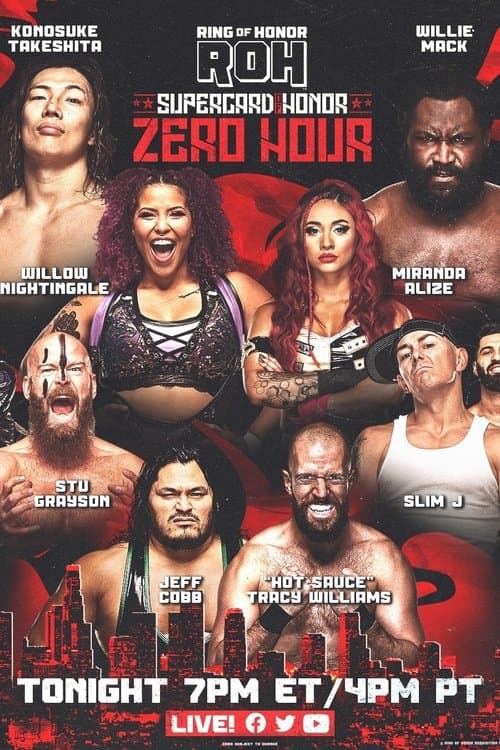 ROH: Supercard of Honor 2023: Zero Hourのポスター