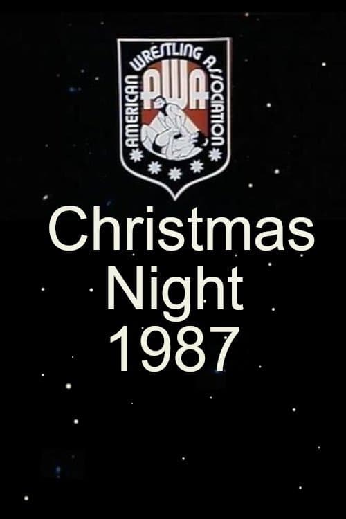 AWA Christmas Night 1987のポスター