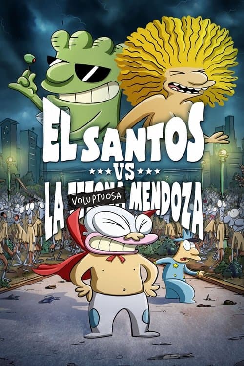 El Santos vs la Tetona Mendozaのポスター