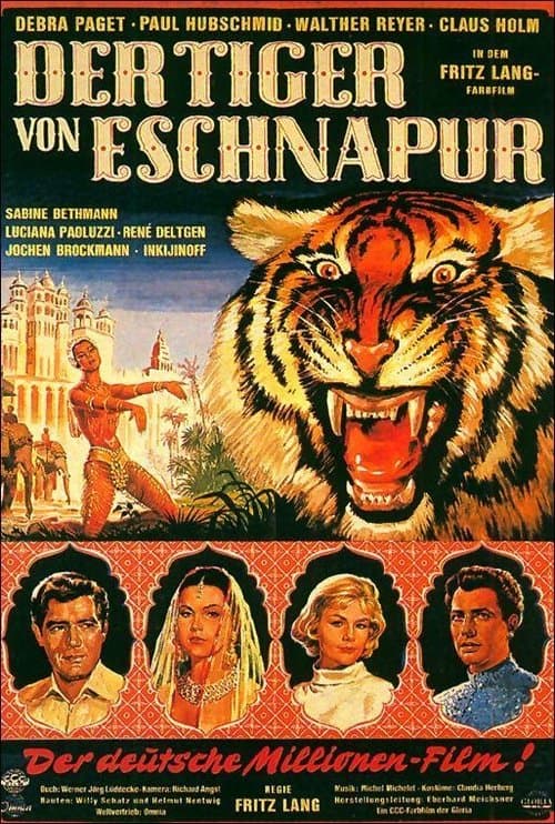 Der Tiger von Eschnapurのポスター