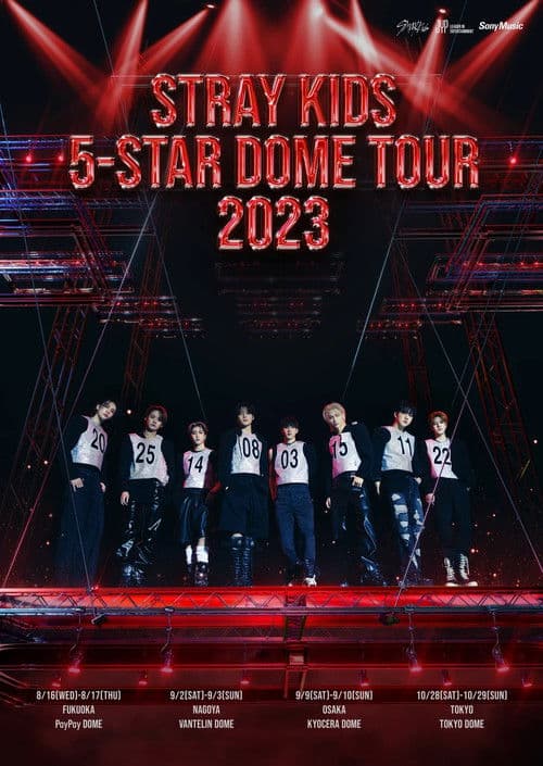 Stray Kids 5-STAR Dome Tour 2023のポスター