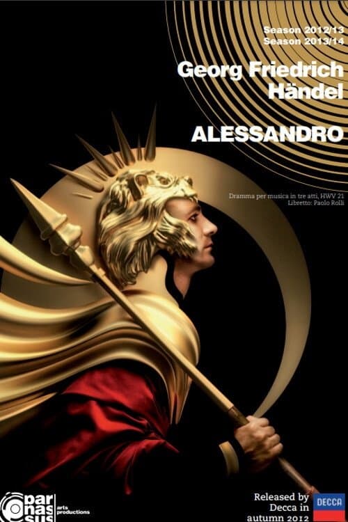 Haendel - Alessandro with Max Emanuel Cencic (Opéra Royal de Versailles)のポスター