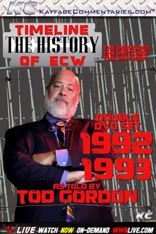 Timeline: The History of ECW 1992/93 as told by Tod Gordonのポスター