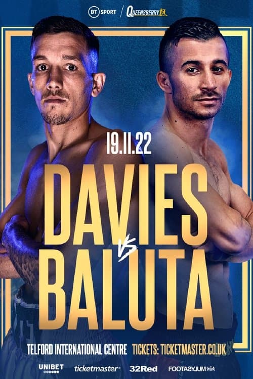 Liam Davies vs. Ionut Balutaのポスター