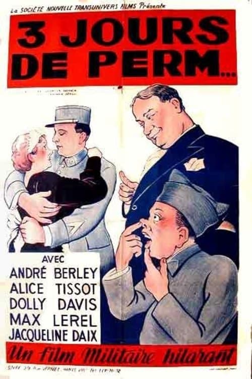 Trois jours de perm'のポスター