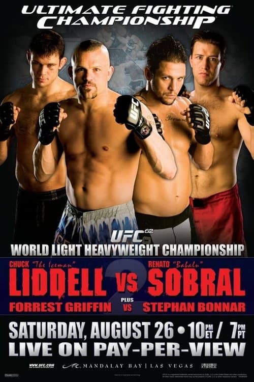 UFC 62: Liddell vs. Sobralのポスター