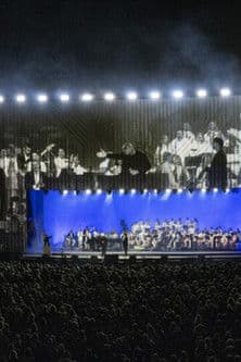 Stāsts par lielām dziesmām. 1. Latvijas Mūzikas Lielais koncerts.のポスター