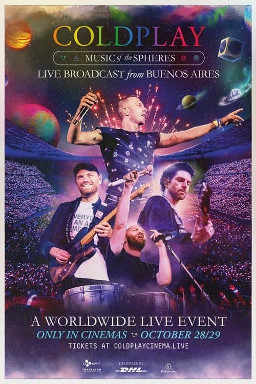 Coldplay: Music of the Spheres - Live Broadcast from Buenos Airesのポスター
