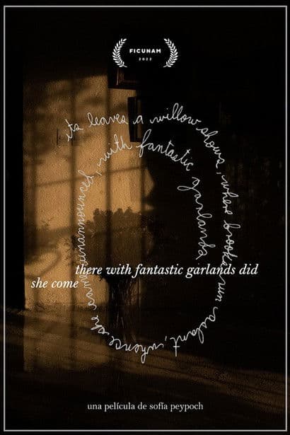 there with fantastic garlands did she comeのポスター