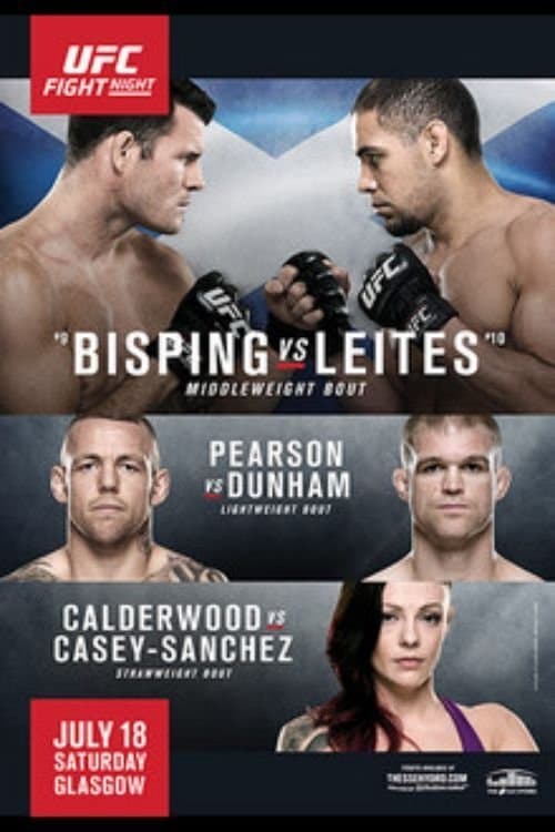 UFC Fight Night 72: Bisping vs. Leitesのポスター