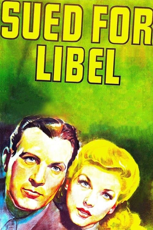 Sued for Libelのポスター