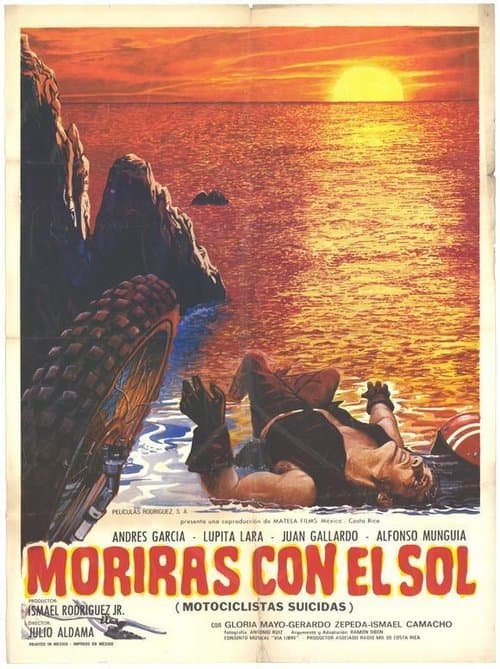 Morirás con el sol (Motociclistas suicidas)のポスター