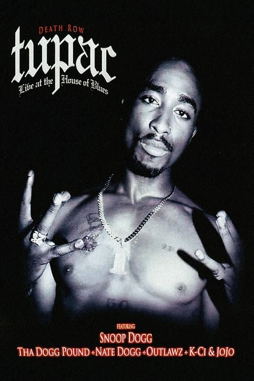 Tupac: Live at the House of Bluesのポスター